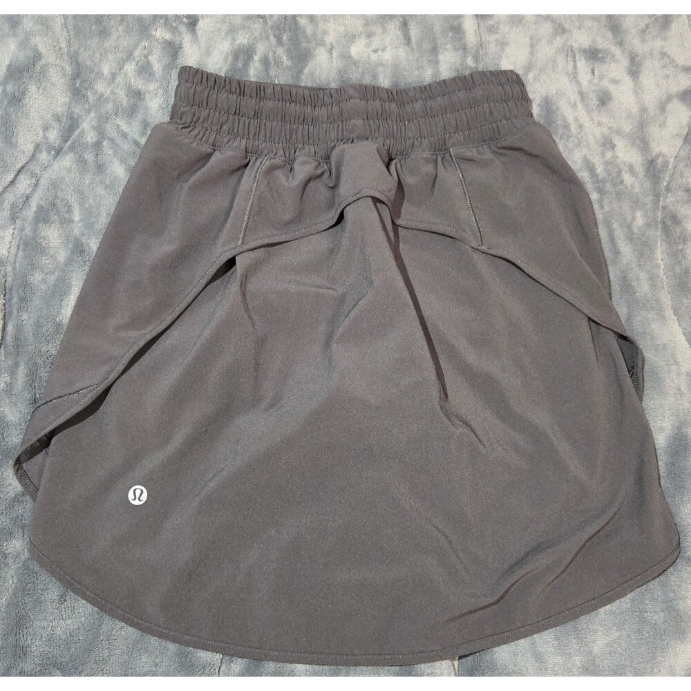 Lululemon Women's Hotty Hot High-Rise Skirt Long Size 2 Black Tennis Gym Running